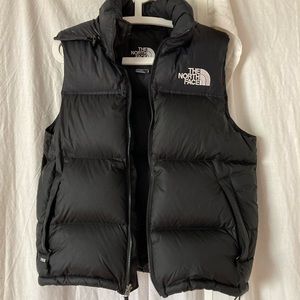 Black Down 1996 Retro Nuptse Puffer Vest